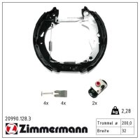 ZIMMERMANN 20990.128.3 Bremsbackensatz