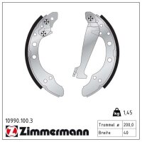 ZIMMERMANN 10990.100.3 Bremsbackensatz