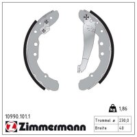 ZIMMERMANN 10990.101.1 Bremsbackensatz