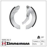 ZIMMERMANN 10990.102.7 Bremsbackensatz