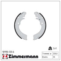 ZIMMERMANN 10990.120.6 Bremsbackensatz