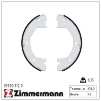 ZIMMERMANN 10990.112.0 Bremsbackensatz, Feststellbremse