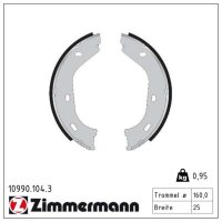 ZIMMERMANN 10990.104.3 Bremsbackensatz, Feststellbremse