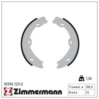 ZIMMERMANN 10990.129.0 Bremsbackensatz, Feststellbremse
