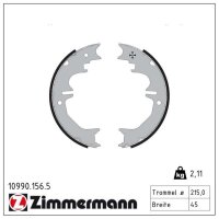 ZIMMERMANN 10990.156.5 Bremsbackensatz, Feststellbremse
