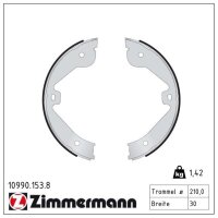 ZIMMERMANN 10990.153.8 Bremsbackensatz, Feststellbremse