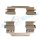 RAP BRAKES R-U0084 Zubehörsatz, Scheibenbremsbelag