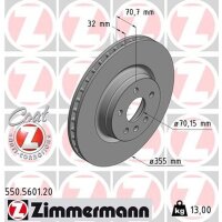 ZIMMERMANN 550.5601.20 Bremsscheibe