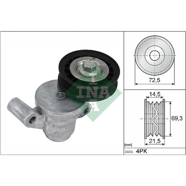 Schaeffler INA 534 0705 10 Riemenspanner, Keilrippenriemen