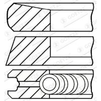 GOETZE ENGINE 08-424900-00 Kolbenringsatz