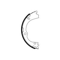 BOSCH 0 986 487 965 Bremsbackensatz, Feststellbremse