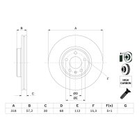 BOSCH 0 986 479 E49 Bremsscheibe