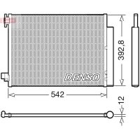 DENSO DCN37004 Kondensator, Klimaanlage