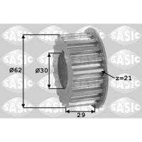 SASIC 1600001 Zahnrad, Kurbelwelle
