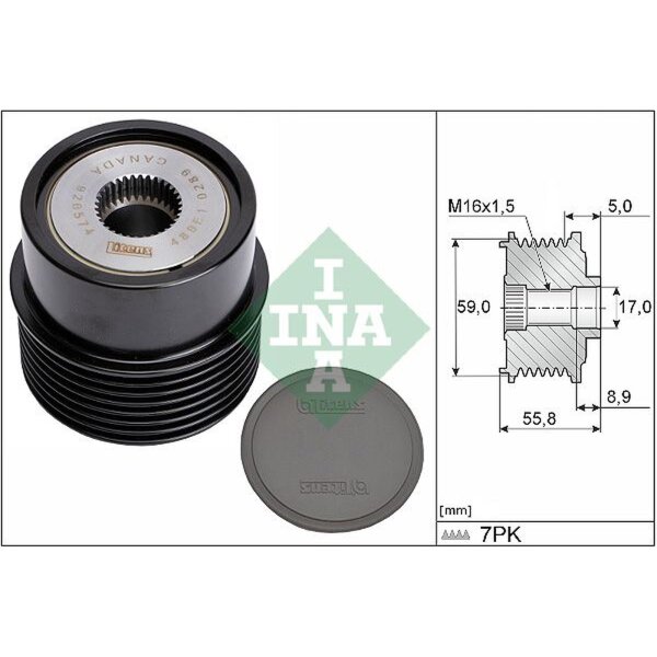 Schaeffler INA 535 0354 10 Generatorfreilauf