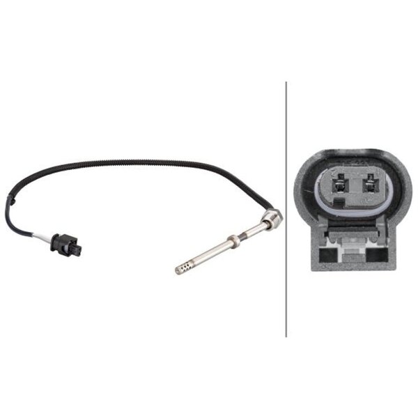 HELLA 6PT 010 376-121 Sensor, Abgastemperatur
