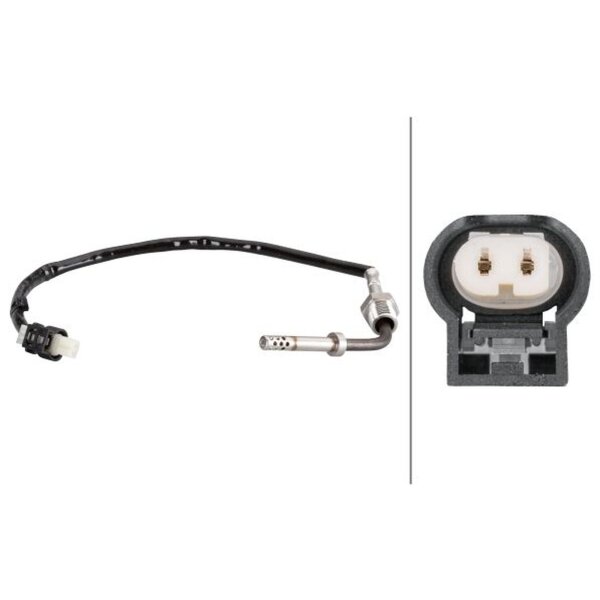 HELLA 6PT 010 376-131 Sensor, Abgastemperatur