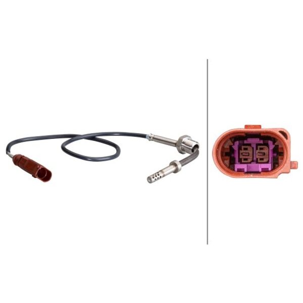 HELLA 6PT 010 376-151 Sensor, Abgastemperatur