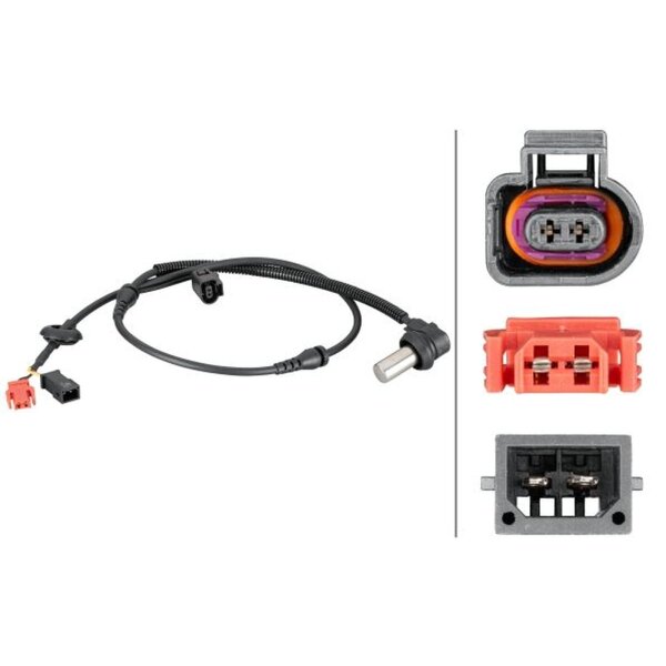 HELLA 6PU 012 806-921 Sensor, Raddrehzahl