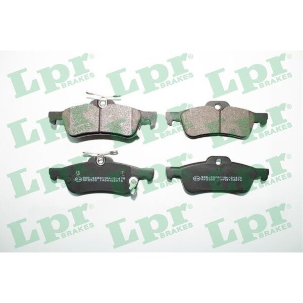 LPR 05P2076 Bremsbelagsatz, Scheibenbremse