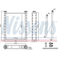 NISSENS 707172 Wärmetauscher, Innenraumheizung