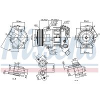 NISSENS 890324 Kompressor, Klimaanlage