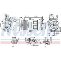 NISSENS 890639 Kompressor, Klimaanlage