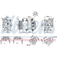 NISSENS 890655 Kompressor, Klimaanlage