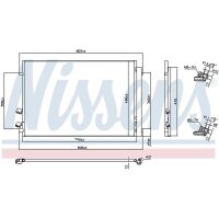 NISSENS 941087 Kondensator, Klimaanlage