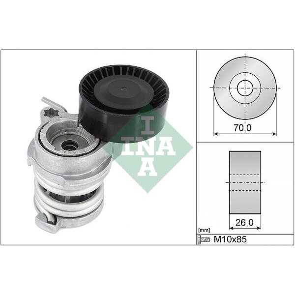 Schaeffler INA 534 0708 10 Riemenspanner, Keilrippenriemen