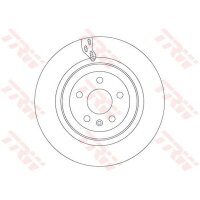 TRW DF6702S Bremsscheibe