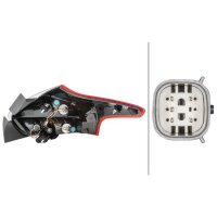 HELLA 2VP 354 828-051 Heckleuchte