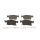 BOSCH 0 986 424 329 Bremsbelagsatz, Scheibenbremse
