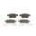 BOSCH 0 986 424 329 Bremsbelagsatz, Scheibenbremse