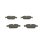 BOSCH 0 986 424 333 Bremsbelagsatz, Scheibenbremse
