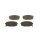 BOSCH 0 986 424 393 Bremsbelagsatz, Scheibenbremse