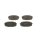 BOSCH 0 986 424 393 Bremsbelagsatz, Scheibenbremse