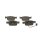 BOSCH 0 986 424 433 Bremsbelagsatz, Scheibenbremse