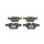 BOSCH 0 986 424 620 Bremsbelagsatz, Scheibenbremse