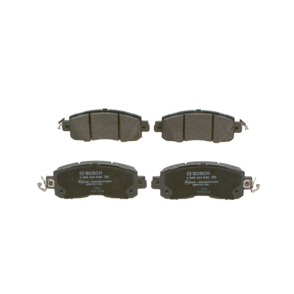 BOSCH 0 986 424 638 Bremsbelagsatz, Scheibenbremse