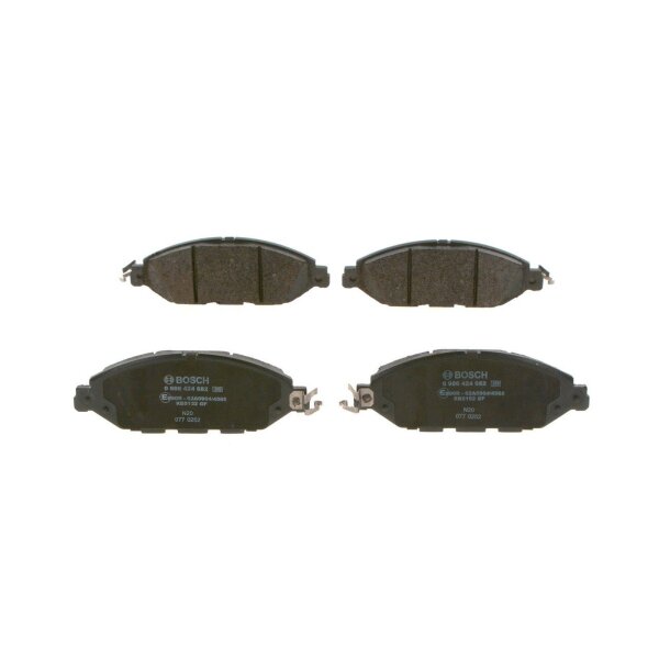 BOSCH 0 986 424 682 Bremsbelagsatz, Scheibenbremse