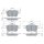 BOSCH 0 986 424 807 Bremsbelagsatz, Scheibenbremse