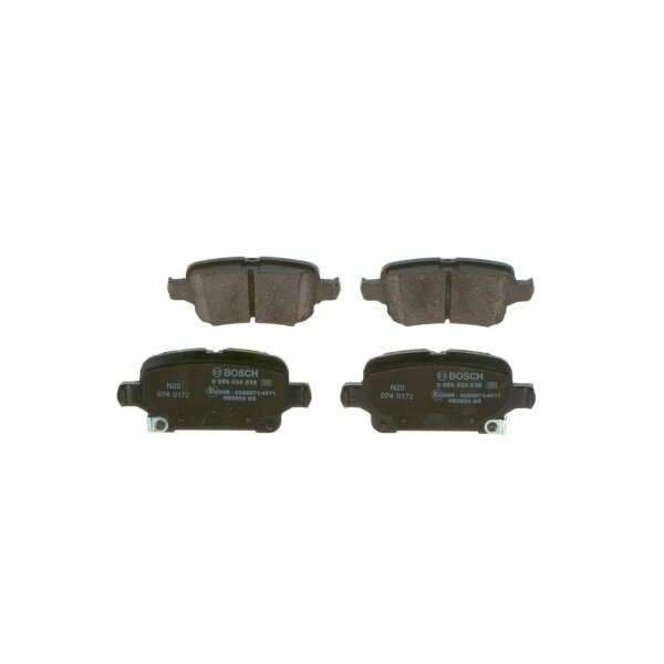 BOSCH 0 986 424 839 Bremsbelagsatz, Scheibenbremse