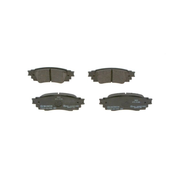 BOSCH 0 986 424 840 Bremsbelagsatz, Scheibenbremse