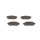 BOSCH 0 986 424 840 Bremsbelagsatz, Scheibenbremse