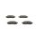 BOSCH 0 986 424 840 Bremsbelagsatz, Scheibenbremse