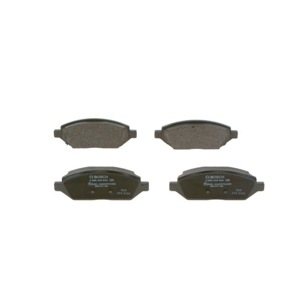 BOSCH 0 986 424 842 Bremsbelagsatz, Scheibenbremse