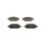 BOSCH 0 986 424 842 Bremsbelagsatz, Scheibenbremse