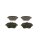 BOSCH 0 986 424 845 Bremsbelagsatz, Scheibenbremse