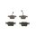 BOSCH 0 986 424 848 Bremsbelagsatz, Scheibenbremse